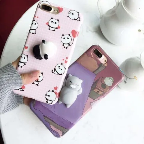 Cute Squishy Animal Case For iPhone