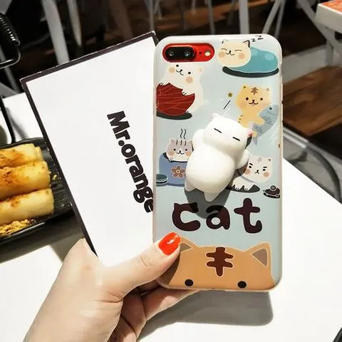 Cute Squishy Animal Case For iPhone