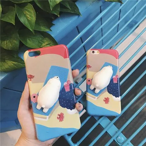 Cute Squishy Animal Case For iPhone