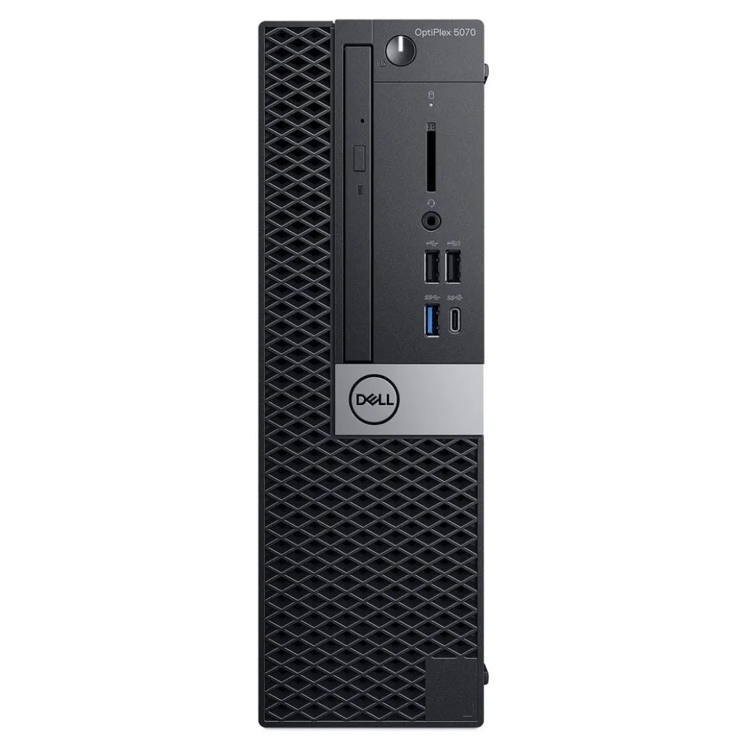 Dell OptiPlex 5070, SFF Desktop Bundled with 2 x 24" Dell Monitors, Intel Core i5-9500, 3.0GHz, 16GB RAM, 512GB SSD, Windows 11 Pro - Grade A Refurbished-EE