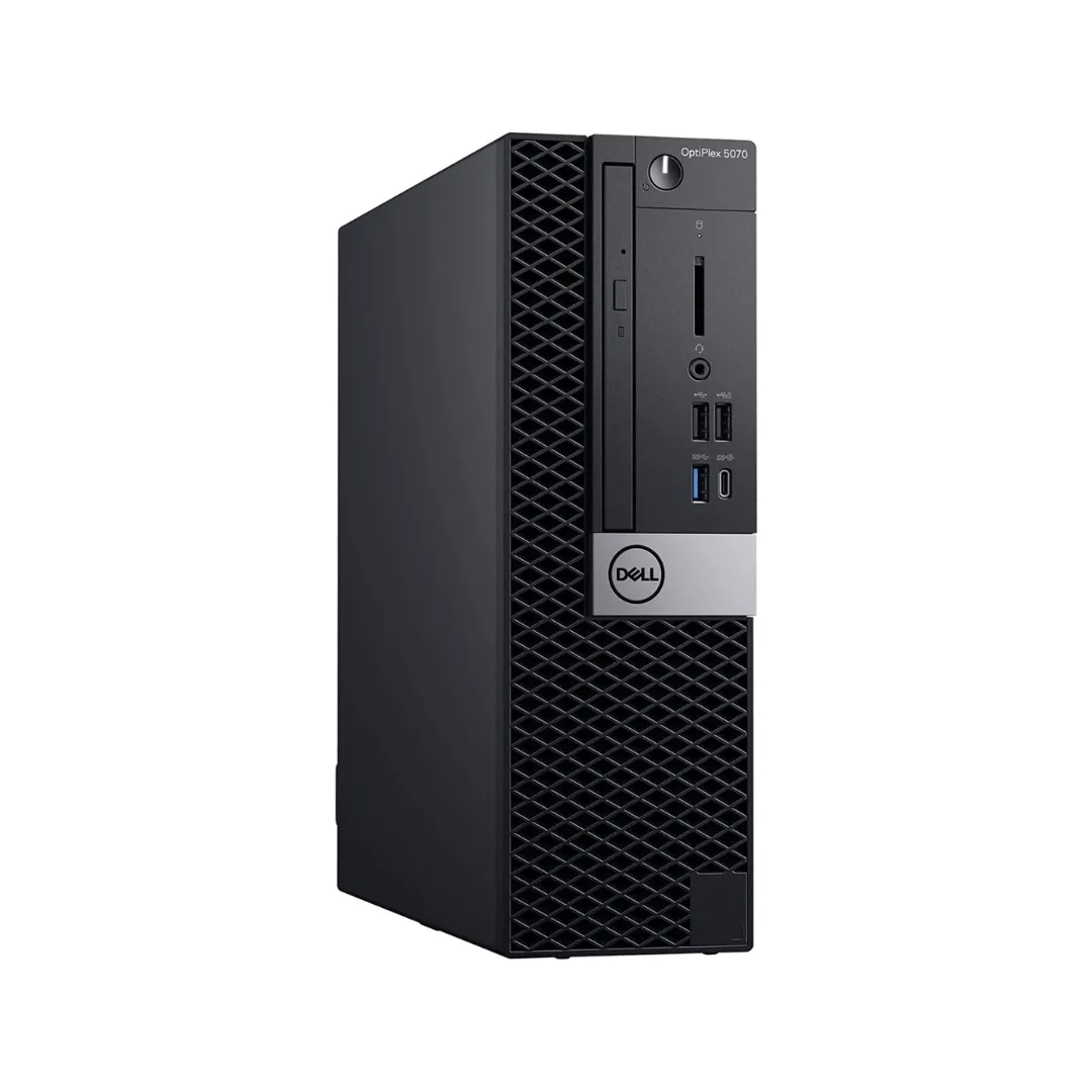 Dell OptiPlex 5070, SFF Desktop, Intel Core i5-9500, 3.0GHz, 32GB RAM, 1TB NVMe SSD, Windows 11 Pro, Grade A Refurbished - EE