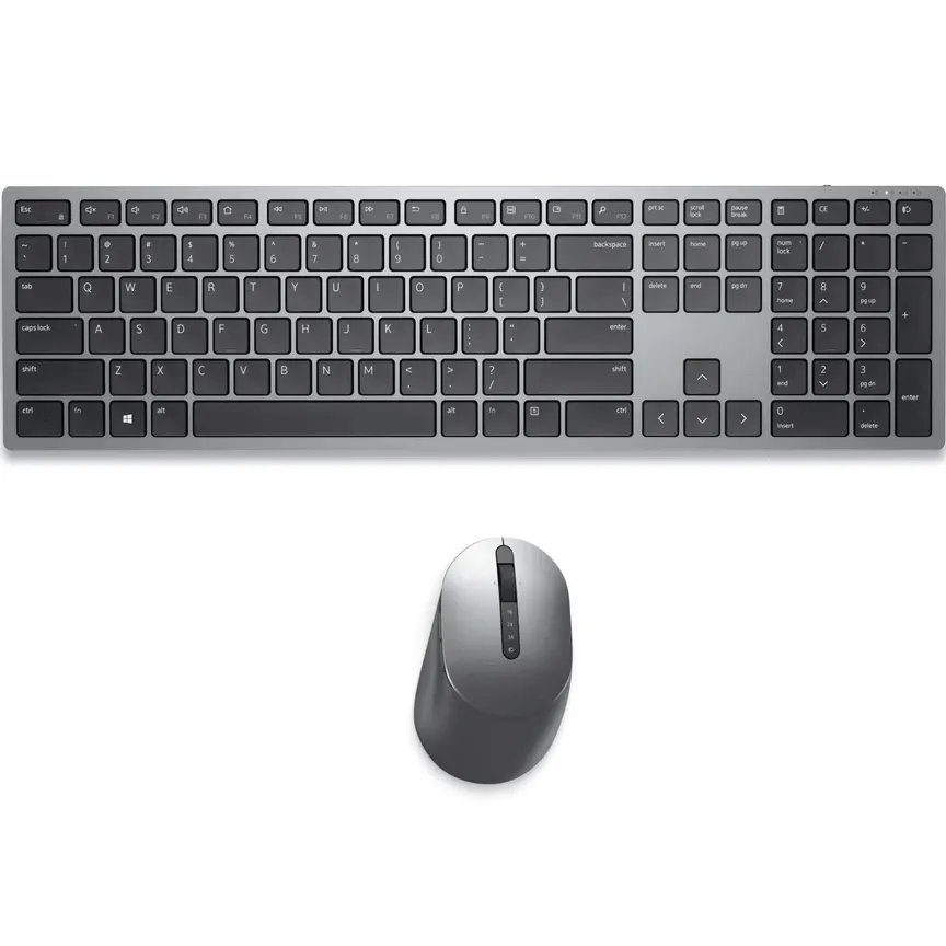 Dell Premier Multi-Device Wireless Advanced Keyboard Mouse Set Full Size KM7321W