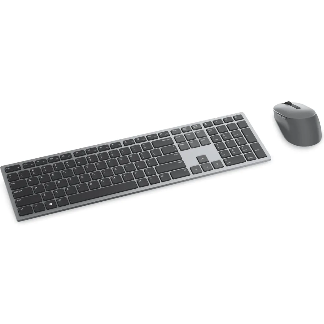 Dell Premier Multi-Device Wireless Advanced Keyboard Mouse Set Full Size KM7321W