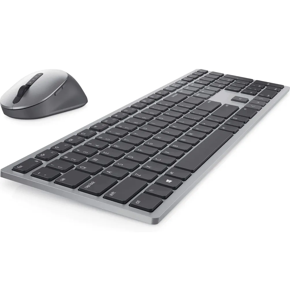 Dell Premier Multi-Device Wireless Advanced Keyboard Mouse Set Full Size KM7321W