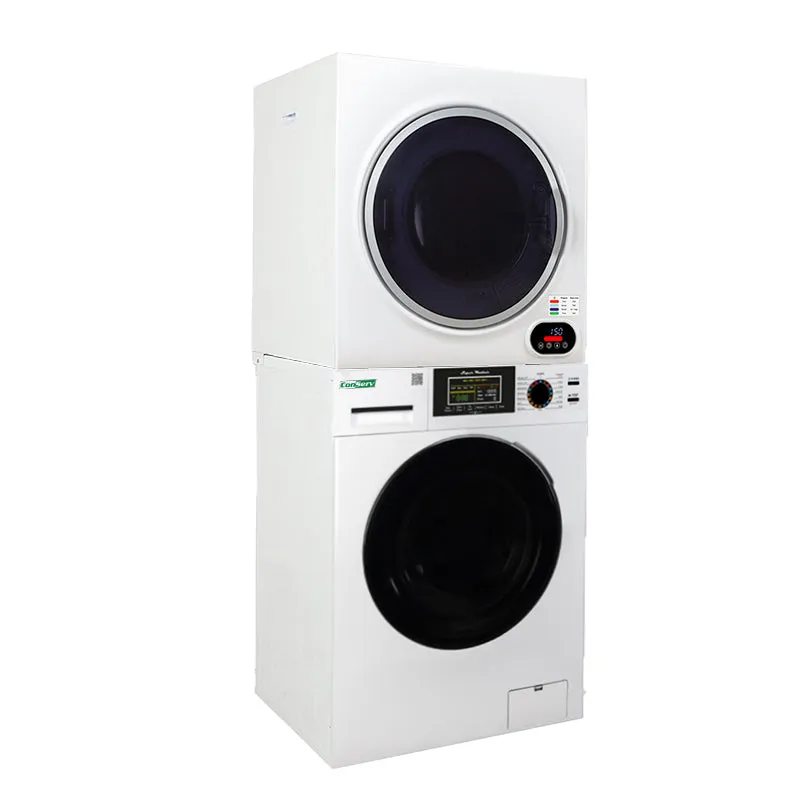 DIGITAL STACKABLE 18 Lbs Washer 1.9cf 110V Vented DIGI Dryer 3.5cf 110V