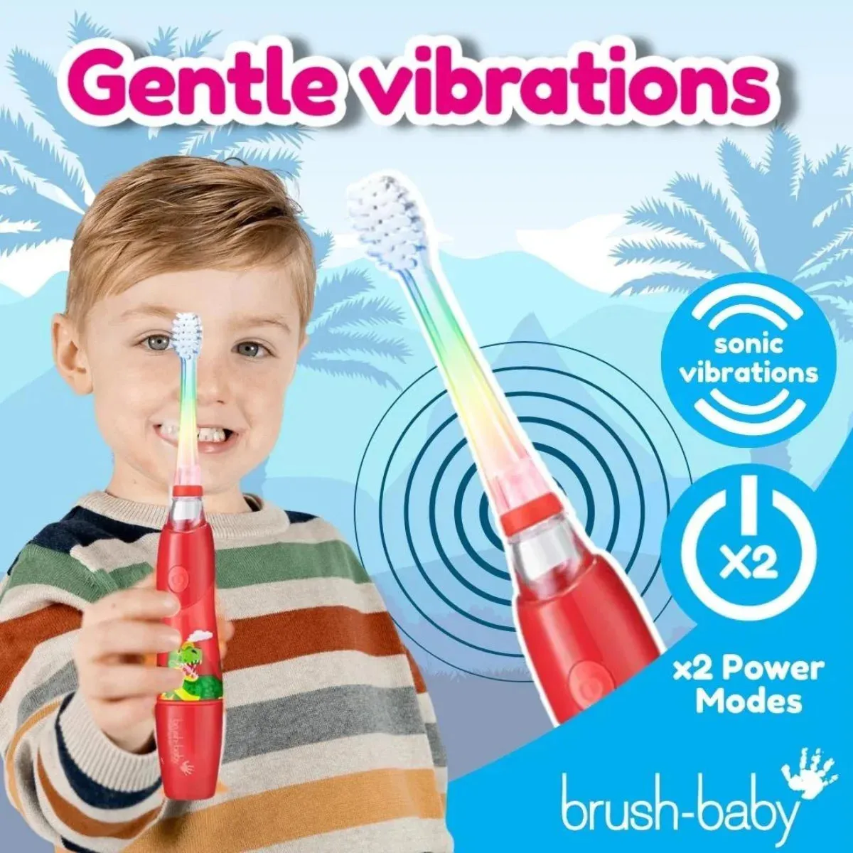 Dinosaur KidzSonic® Kids Electric Toothbrush