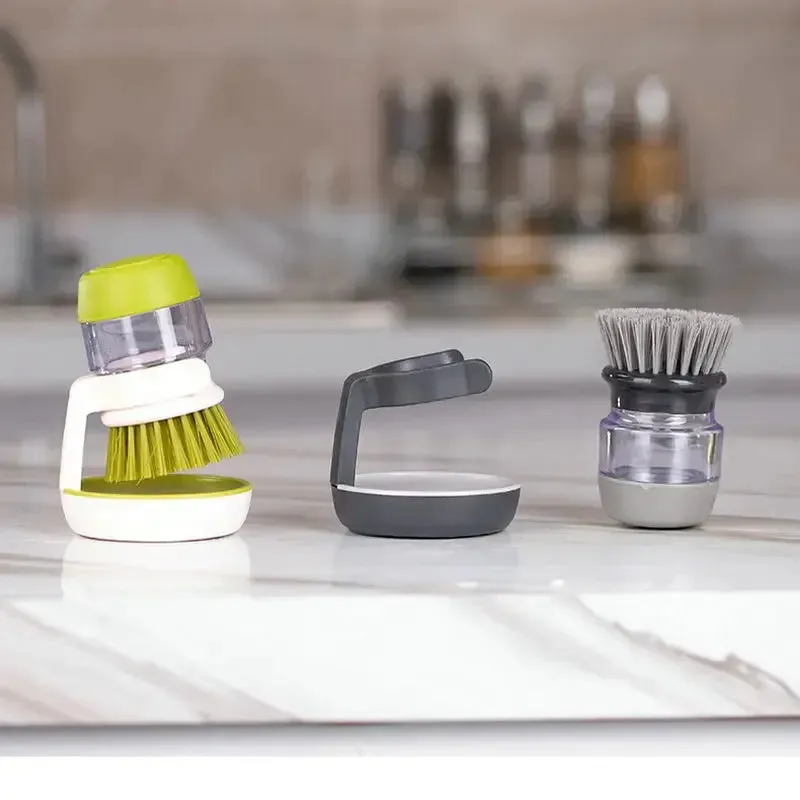 Dishwashing Brush with Soap Dispenser