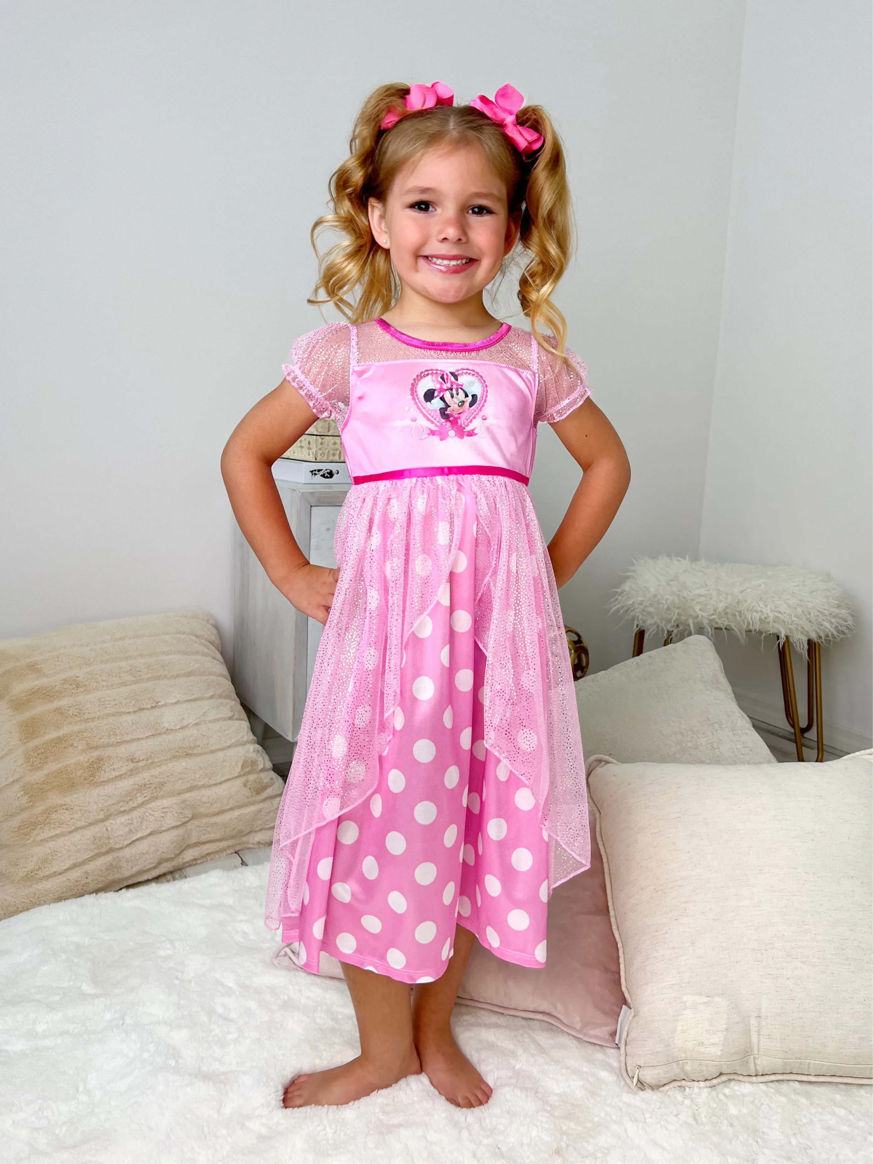 Disney Minnie Mouse Girls' Fantasy Nightgown Pajama