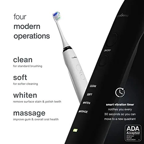 Duo Series Pro Sonic Toothbrush with UV Sanitizing Base/ADA Accepted