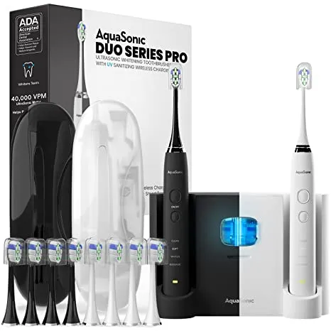 Duo Series Pro Sonic Toothbrush with UV Sanitizing Base/ADA Accepted