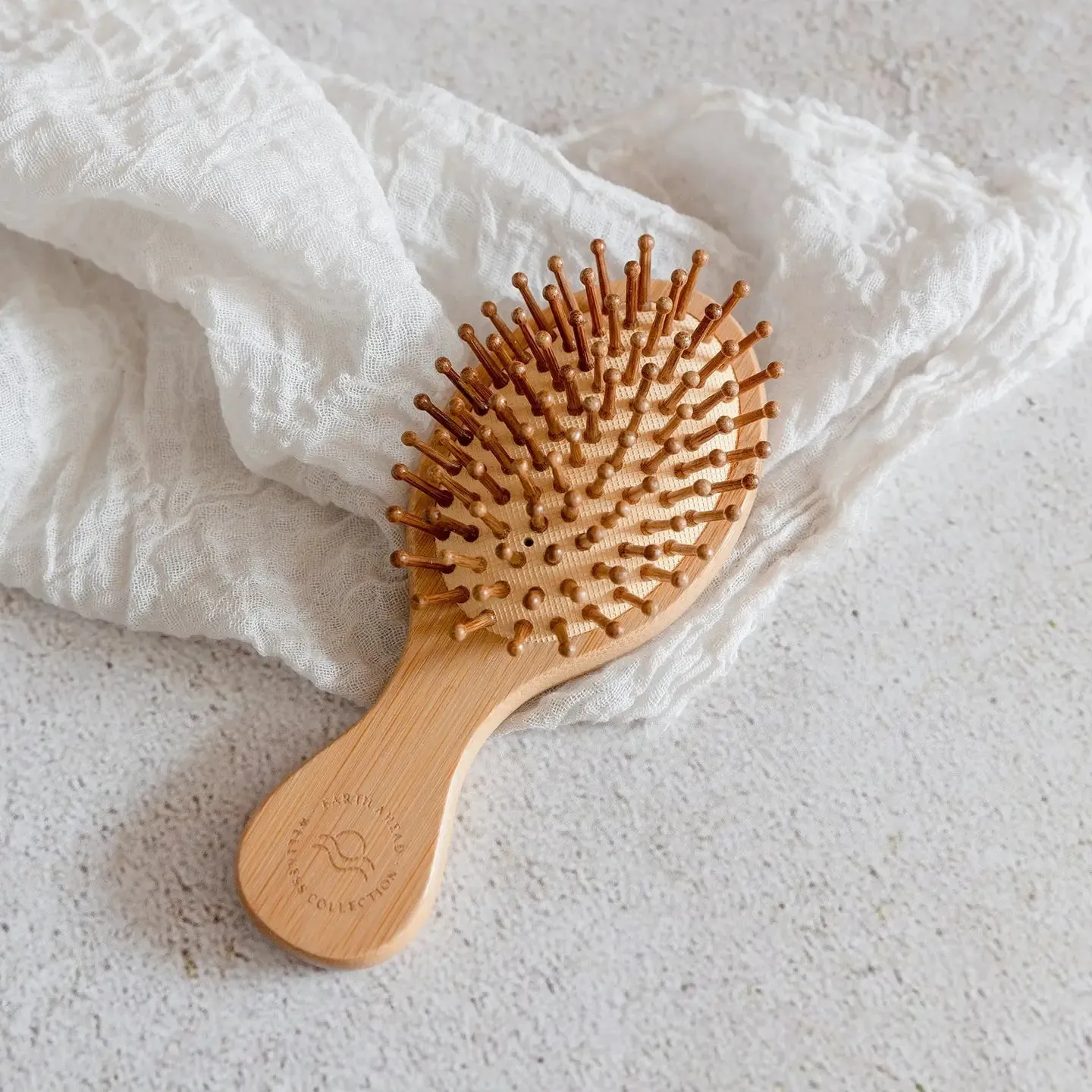 Earth Ahead Small Bamboo Hair Brush