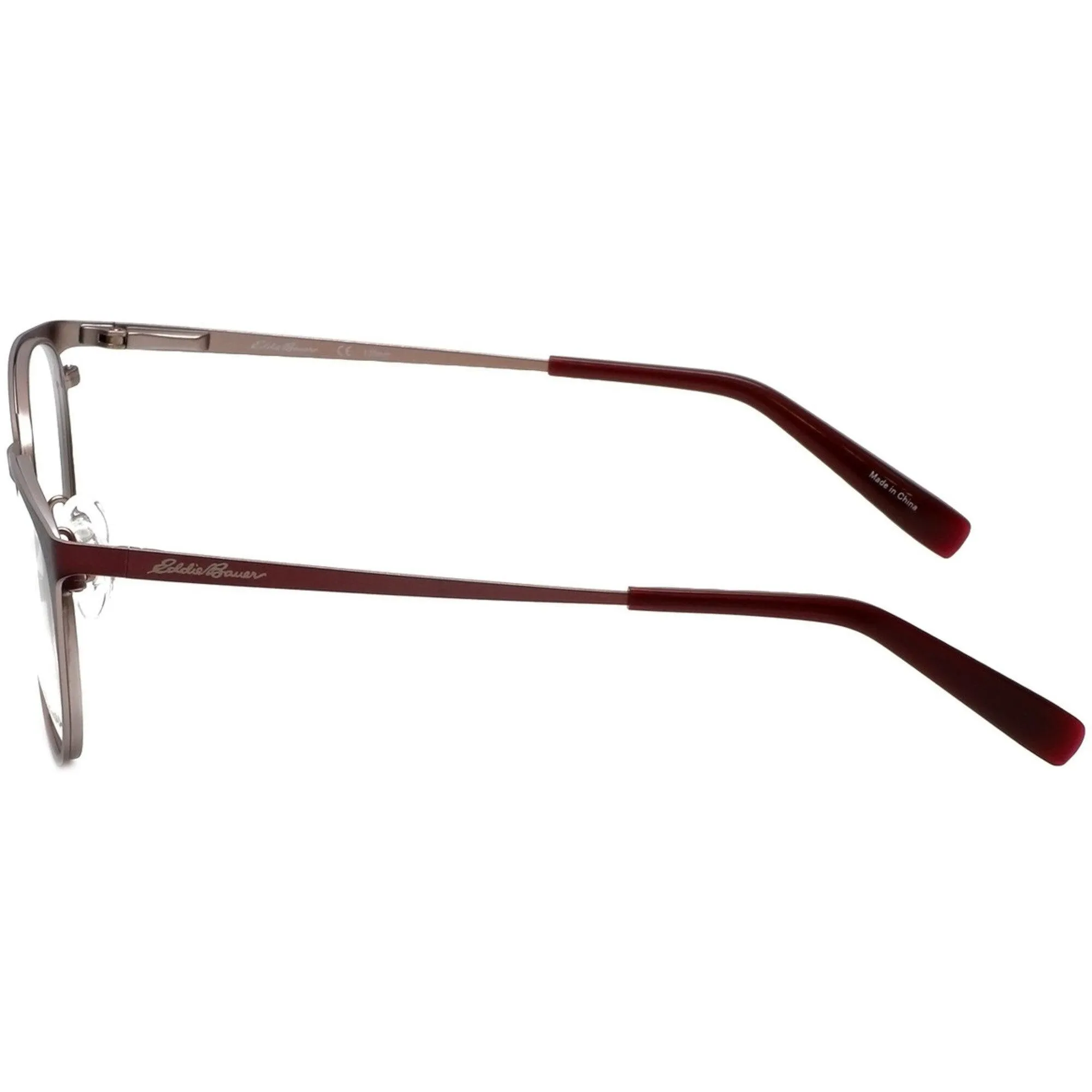 Eddie Bauer Women's Eyeglasses - Wine Metal Frame Demo Lens | EDDIE BAUER 32205 WI