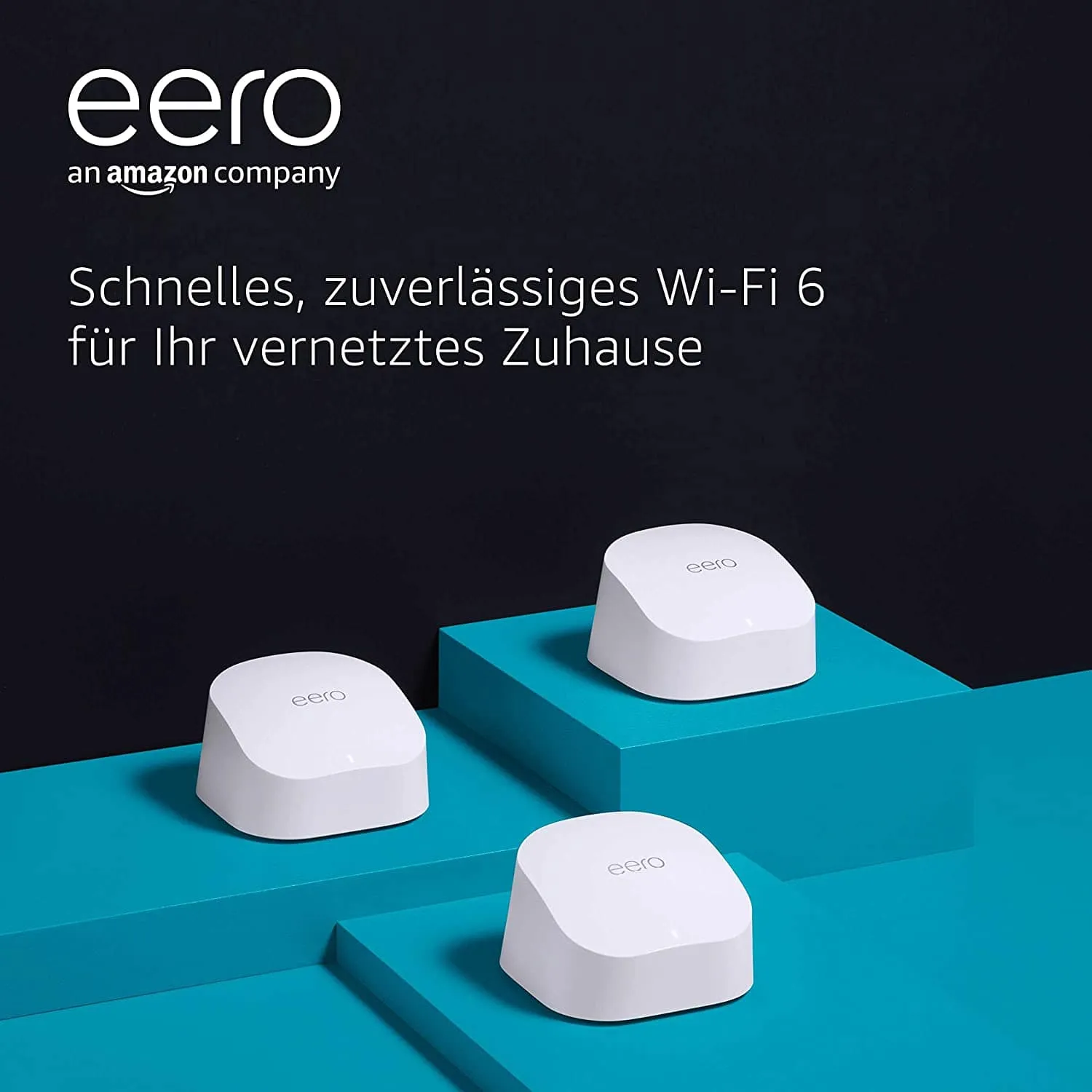 eero 6 Router   2 Signalverstärker (Wi-Fi 6, ZIgBee Hub)