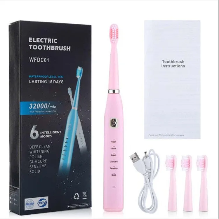 Electric Toothbrush USB Charging Vibration Household Couple Toothbrush Electric Toothbrush In Stock Wholesale