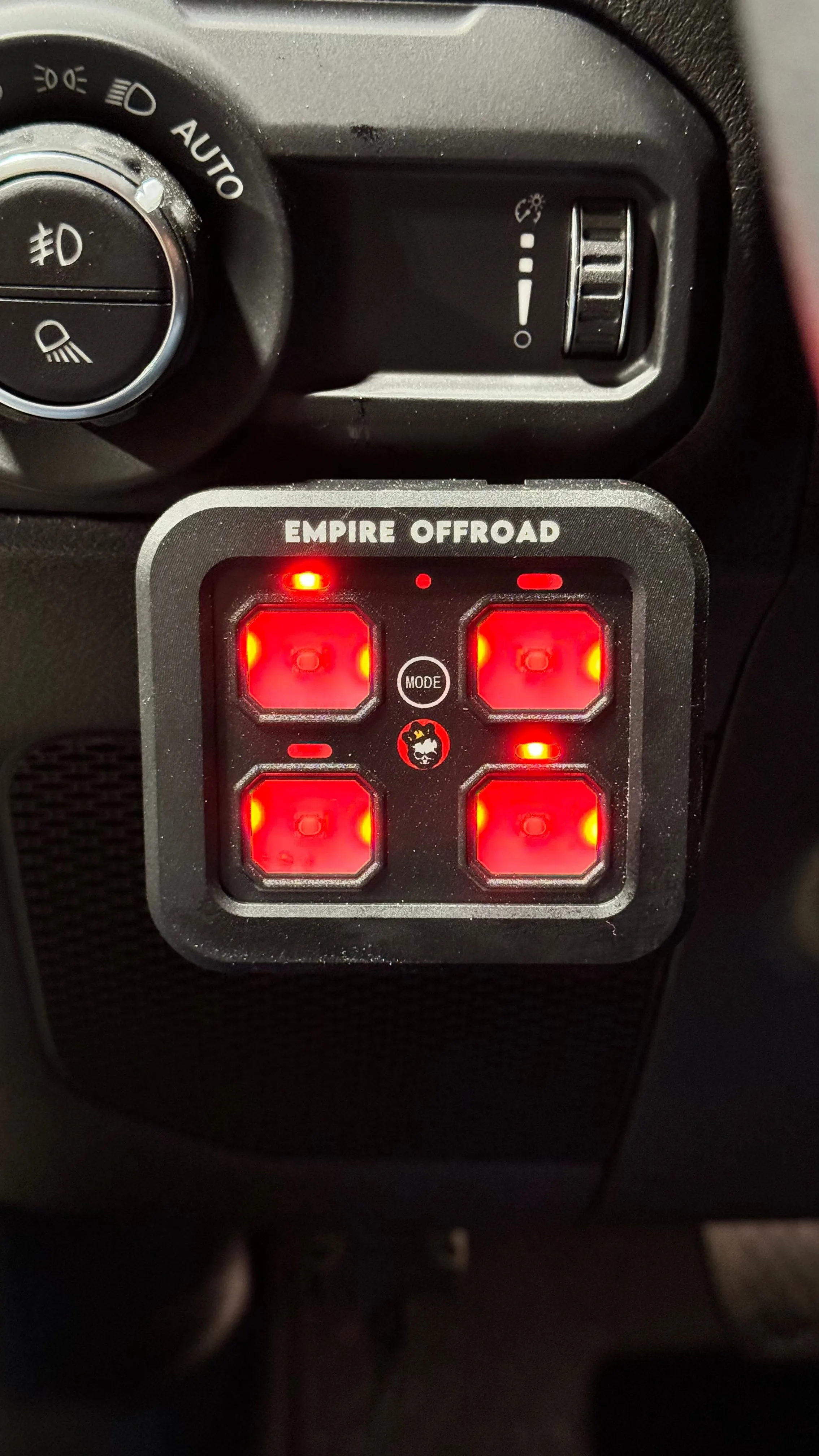 Empire Offroad LED Highrise RGB 4 Channel Universal Switch Panel