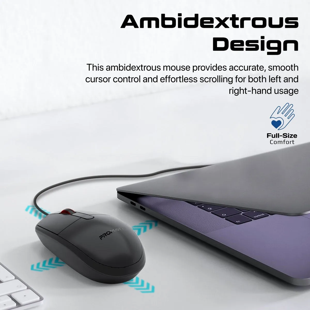 Ergonomic Design Wired Optical Mouse