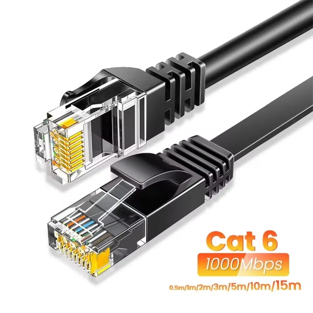 Ethernet Cable Cat6 Lan Cable UTP RJ45 Network Patch Cable 10M 50M for PS PC Internet Modem Router Cat 6 Cable Ethernet