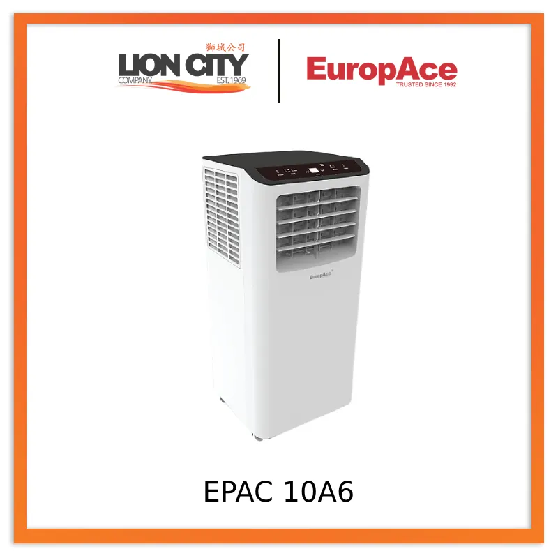 EuropAce EPAC 10A6 10,000 BTU Portable Air Con