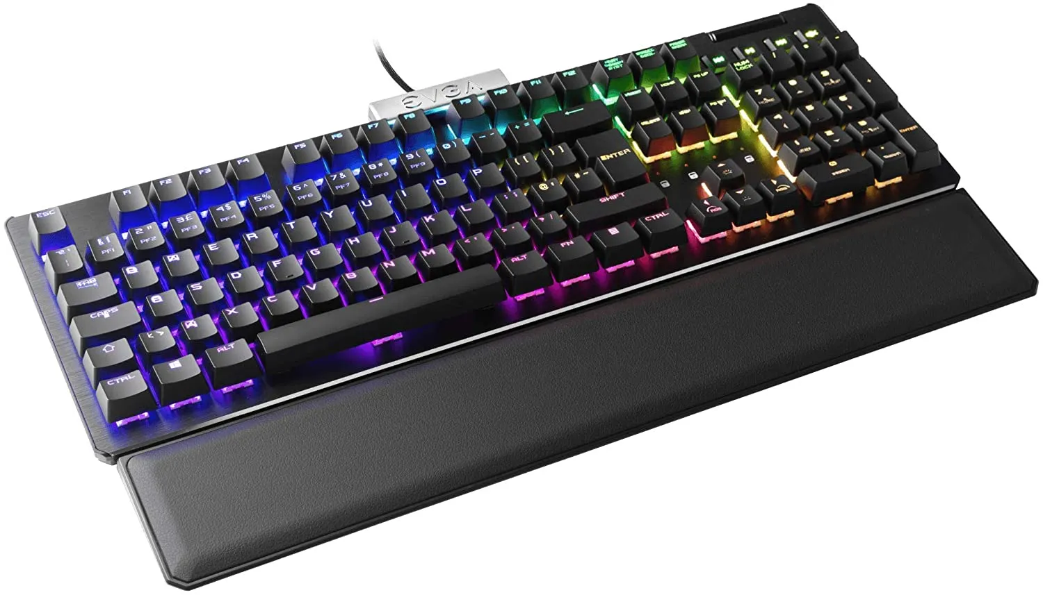 EVGA Z15 Rgb Mechanical Gaming Keyboard, Rgb Backlit Led, Hot Swappable Mechanical Kailh Speed Sliver Switches (Linear)