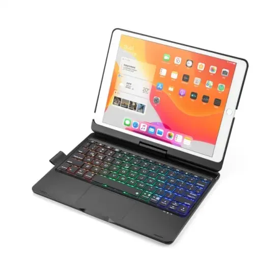 F360 Series Smart Metal Case 360degree Wireless Keyboard for iPad F102AT iPad Pro 11