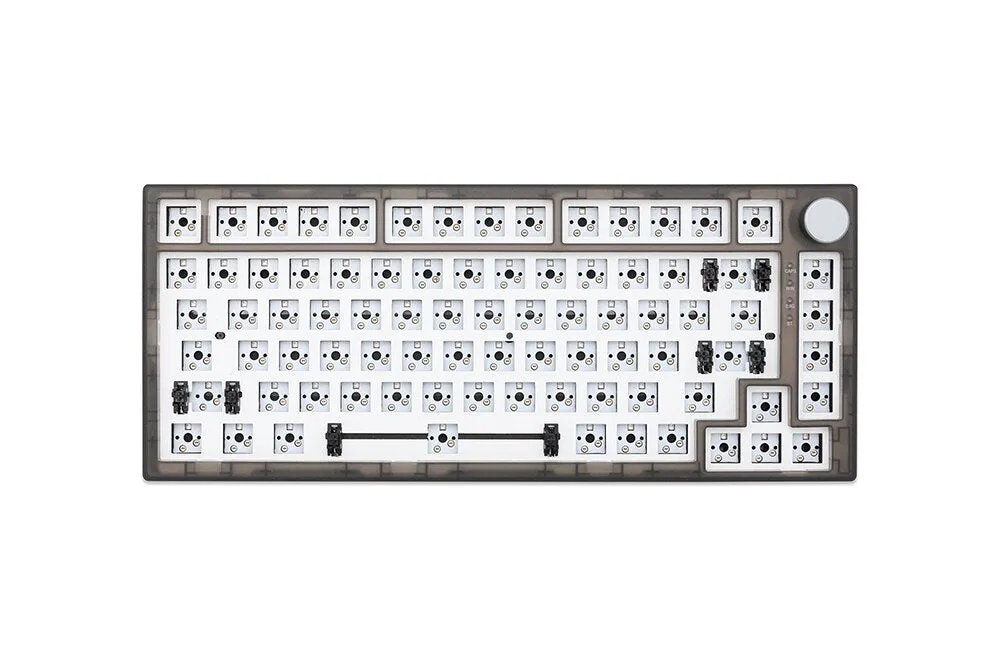 Feker IK75 Pro 3 Mode Wireless 75% Gasket Mechanical Keyboard kit hot swappable switch lighting effects RGB led type c 2.4G BT