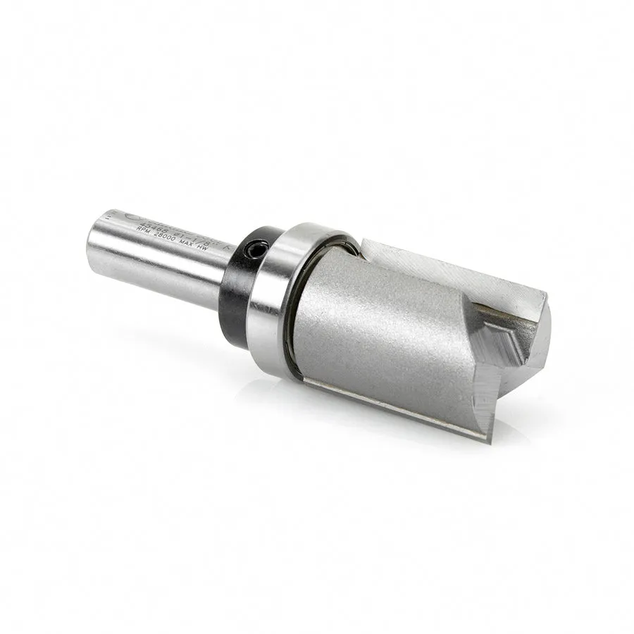 Flush Trim Plunge Router Bit | 1 1⁄8 Dia x 1 1⁄2 x 1⁄2" Shank with Upper BB | 45468 | 738685854686