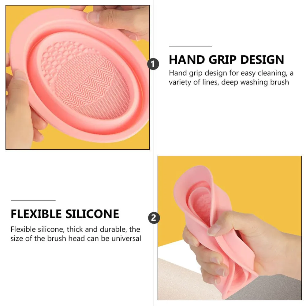 Foldable Makeup Brush Cleaning Bowl