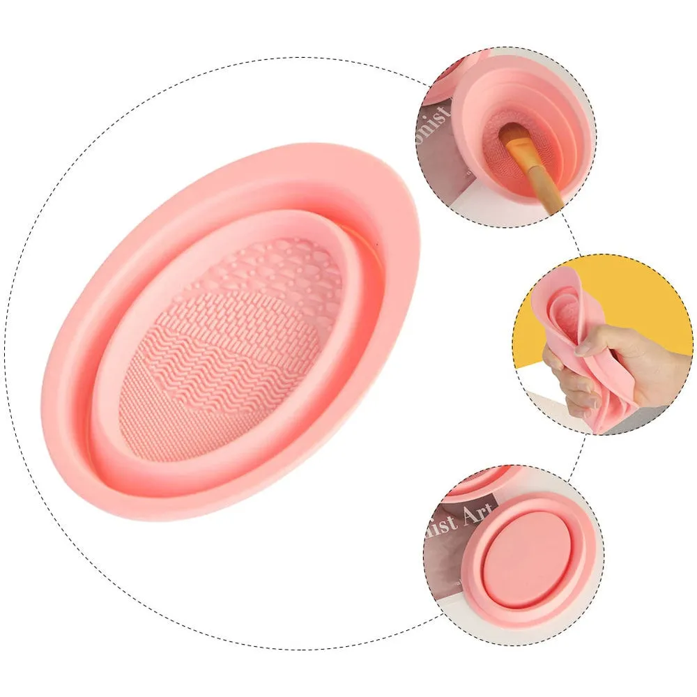 Foldable Makeup Brush Cleaning Bowl