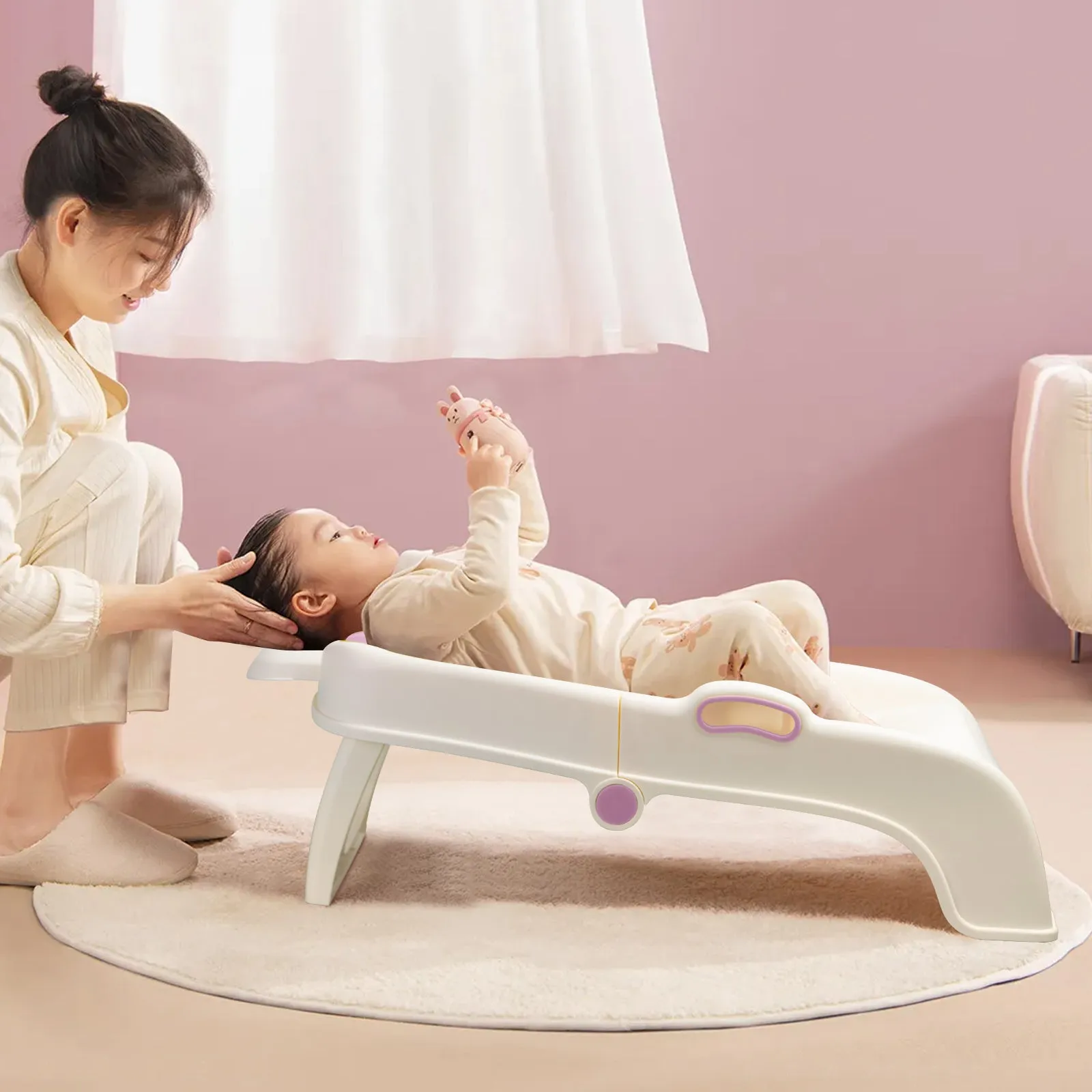 Foldable Toddler Shampoo Chair