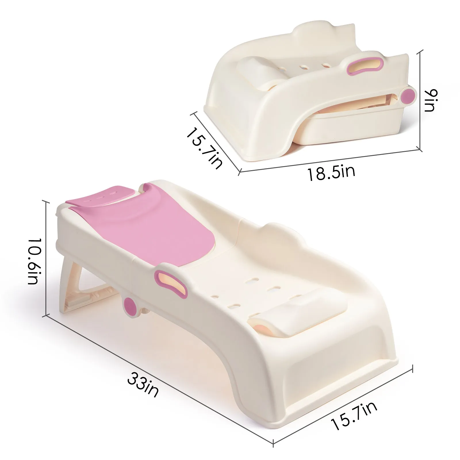 Foldable Toddler Shampoo Chair