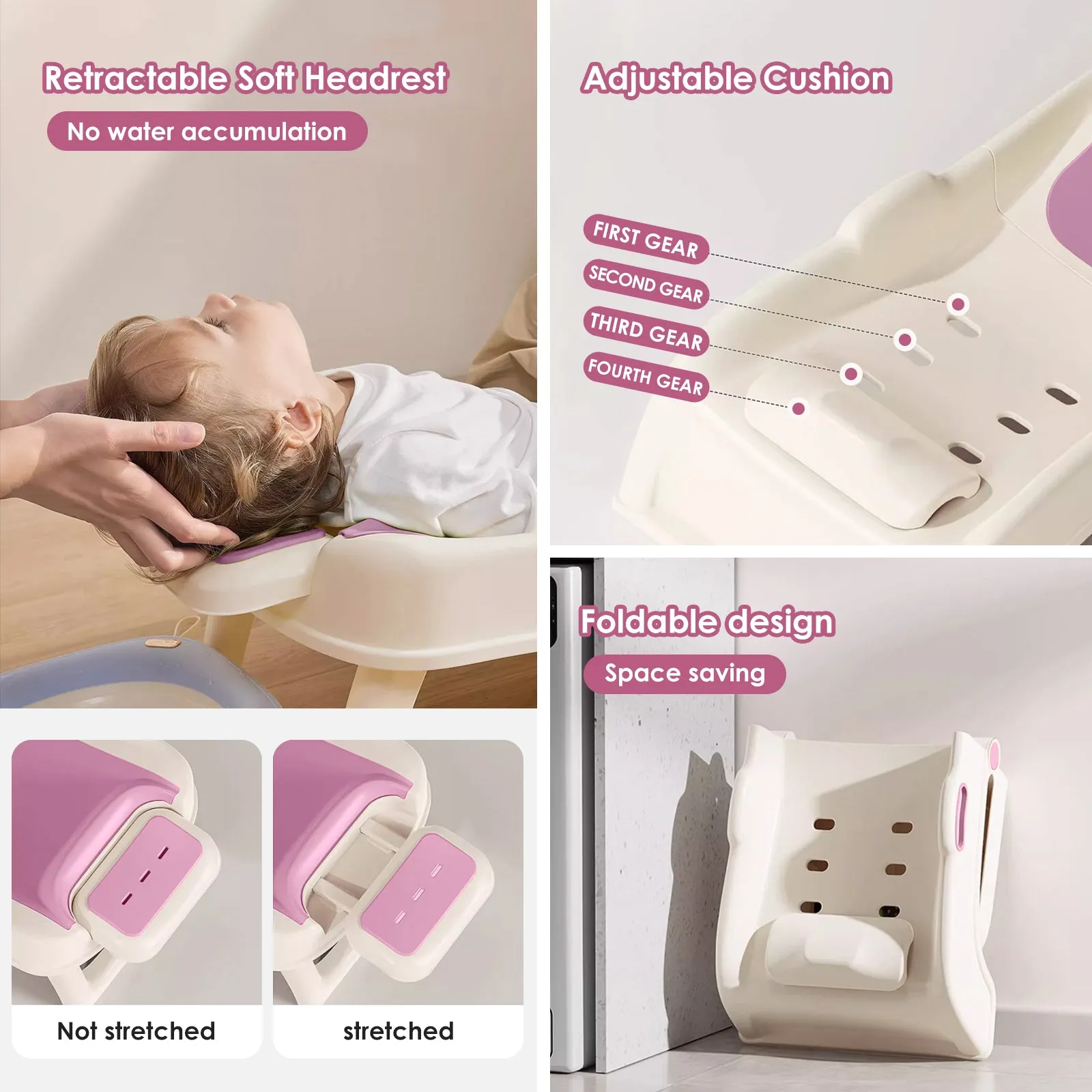 Foldable Toddler Shampoo Chair