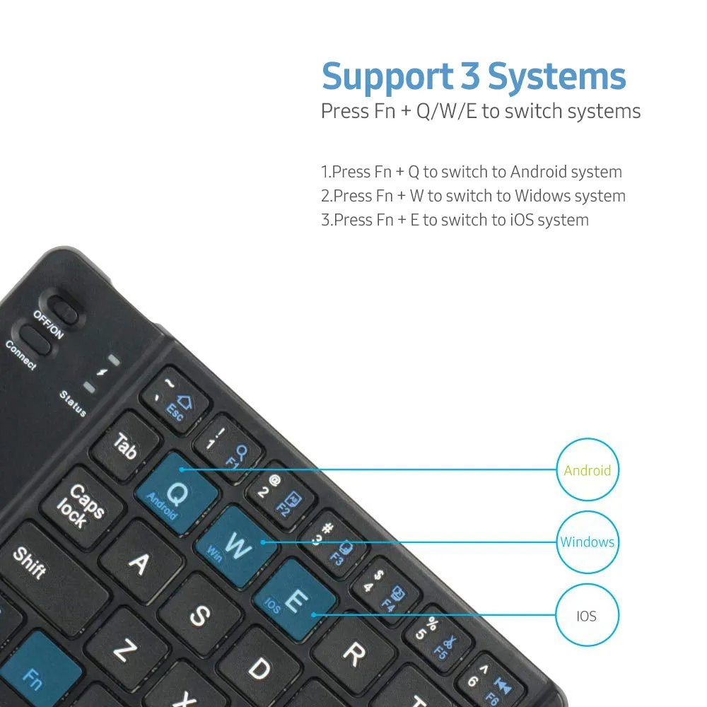 Folding Pocket-size BT Keyboard