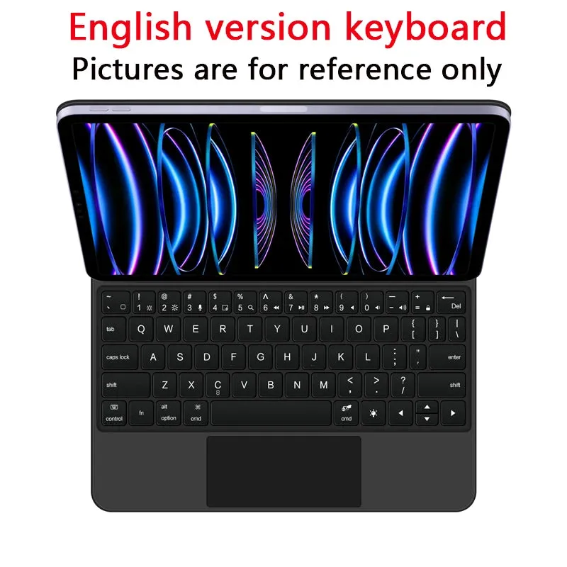 Folio Magic Keyboard for Samsung Galaxy Tab S7 S8 S9 11 inch for Tab S9 FE 10.9"Tablet Case Smart Floating Design Keyboard Cover