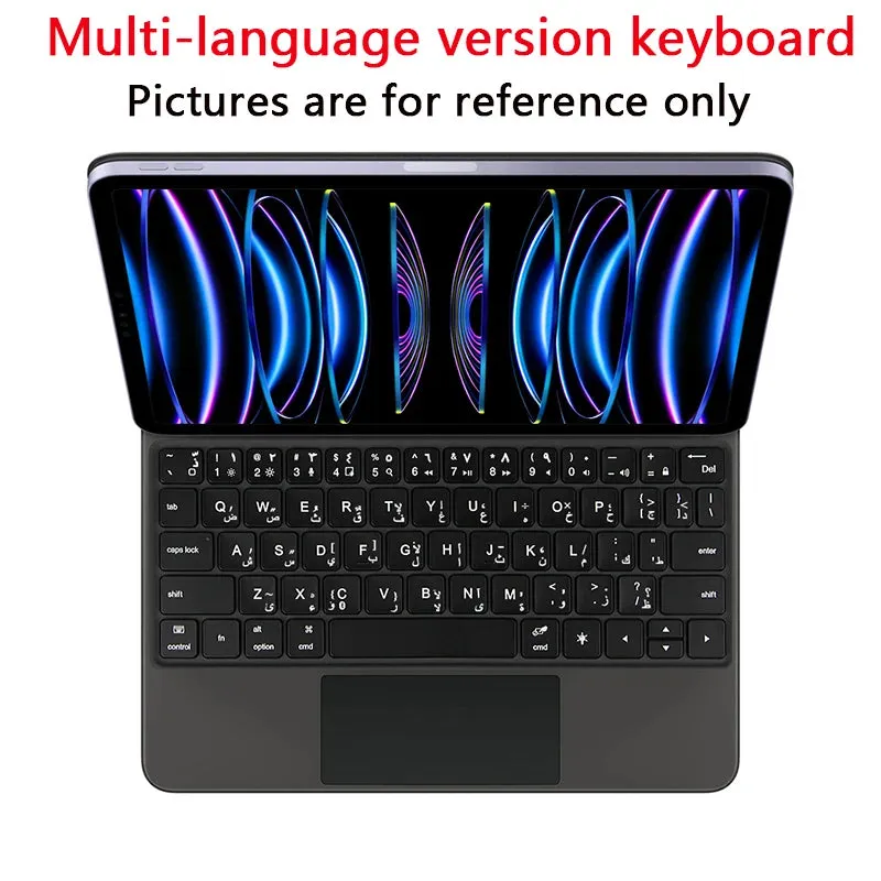 Folio Magic Keyboard for Samsung Galaxy Tab S7 S8 S9 11 inch for Tab S9 FE 10.9"Tablet Case Smart Floating Design Keyboard Cover