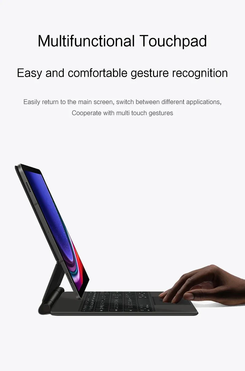 Folio Magic Keyboard for Samsung Galaxy Tab S7 S8 S9 11 inch for Tab S9 FE 10.9"Tablet Case Smart Floating Design Keyboard Cover