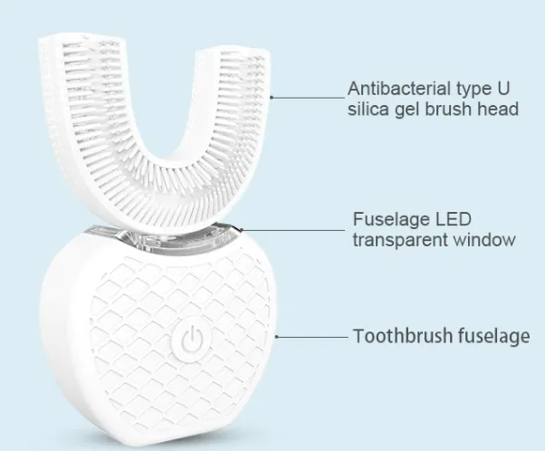 Full Mouth Electric Toothbrush Set - Fully Automatic - Ultrasonic Technology