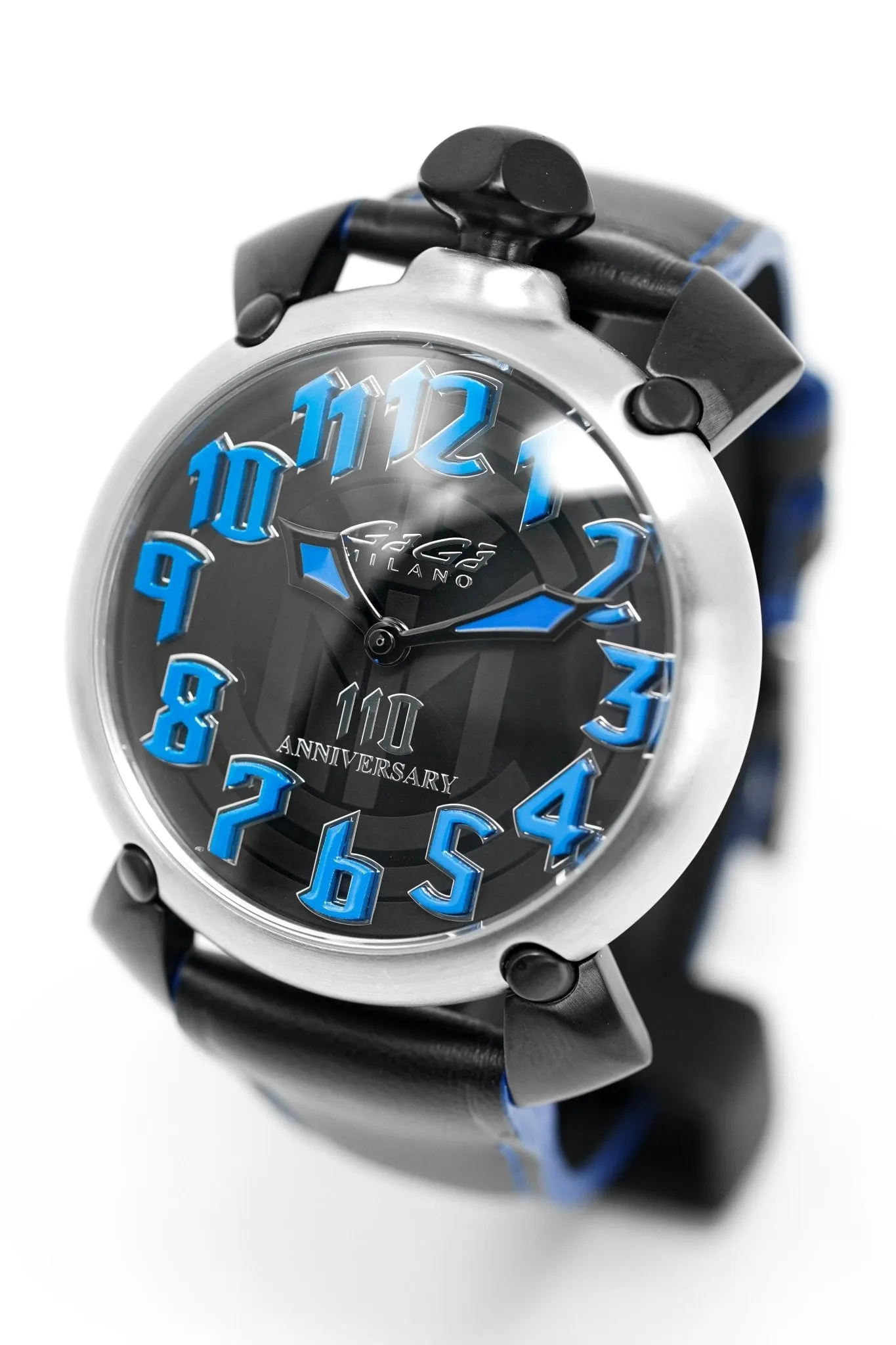 GaGà Milano Manuale 46 110 Anniversary Watch Inter Milan Limited Edition 6010.11