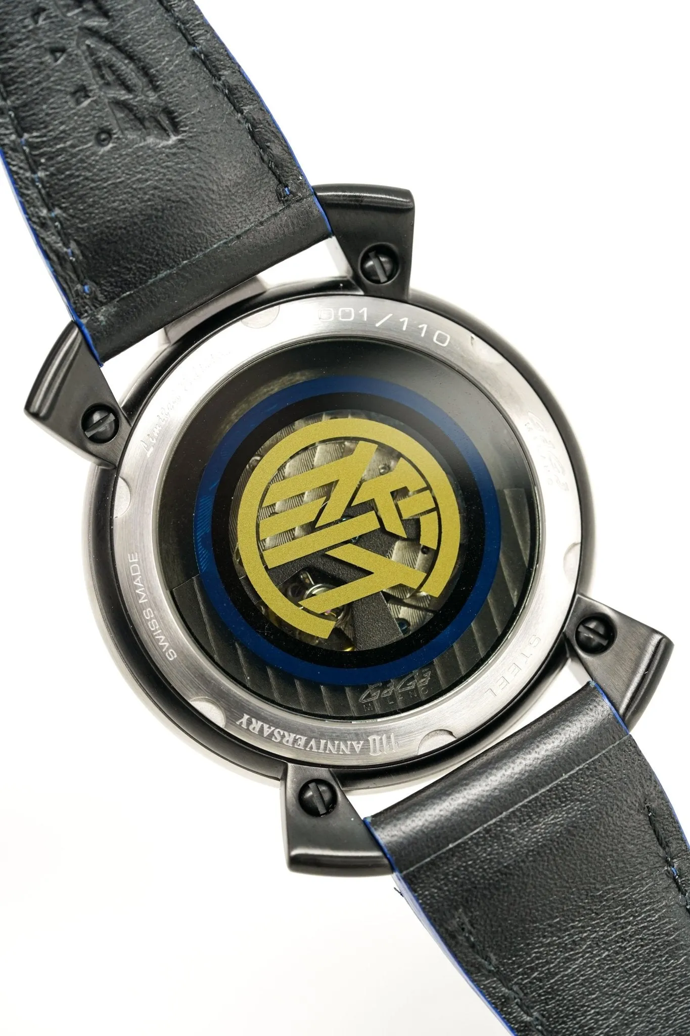 GaGà Milano Manuale 46 110 Anniversary Watch Inter Milan Limited Edition 6010.11