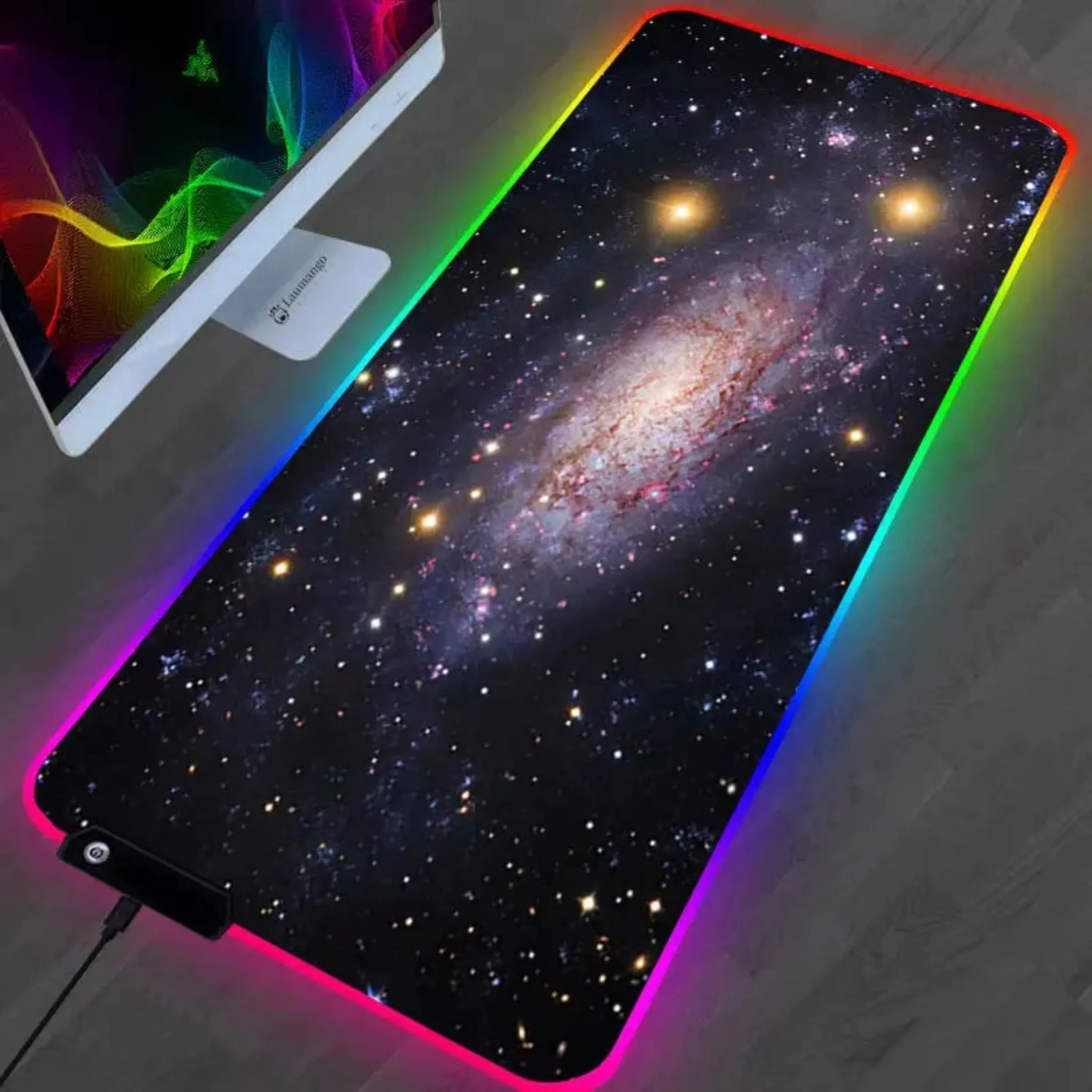 Gaming Mouse Pad - RGB Galaxy XL & L LED Desk Mat