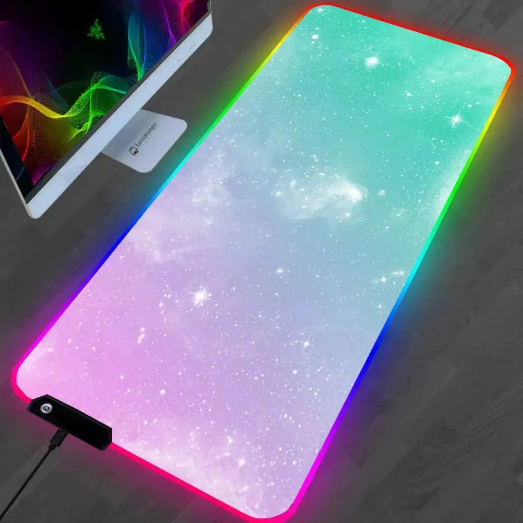 Gaming Mouse Pad - RGB Galaxy XL & L LED Desk Mat