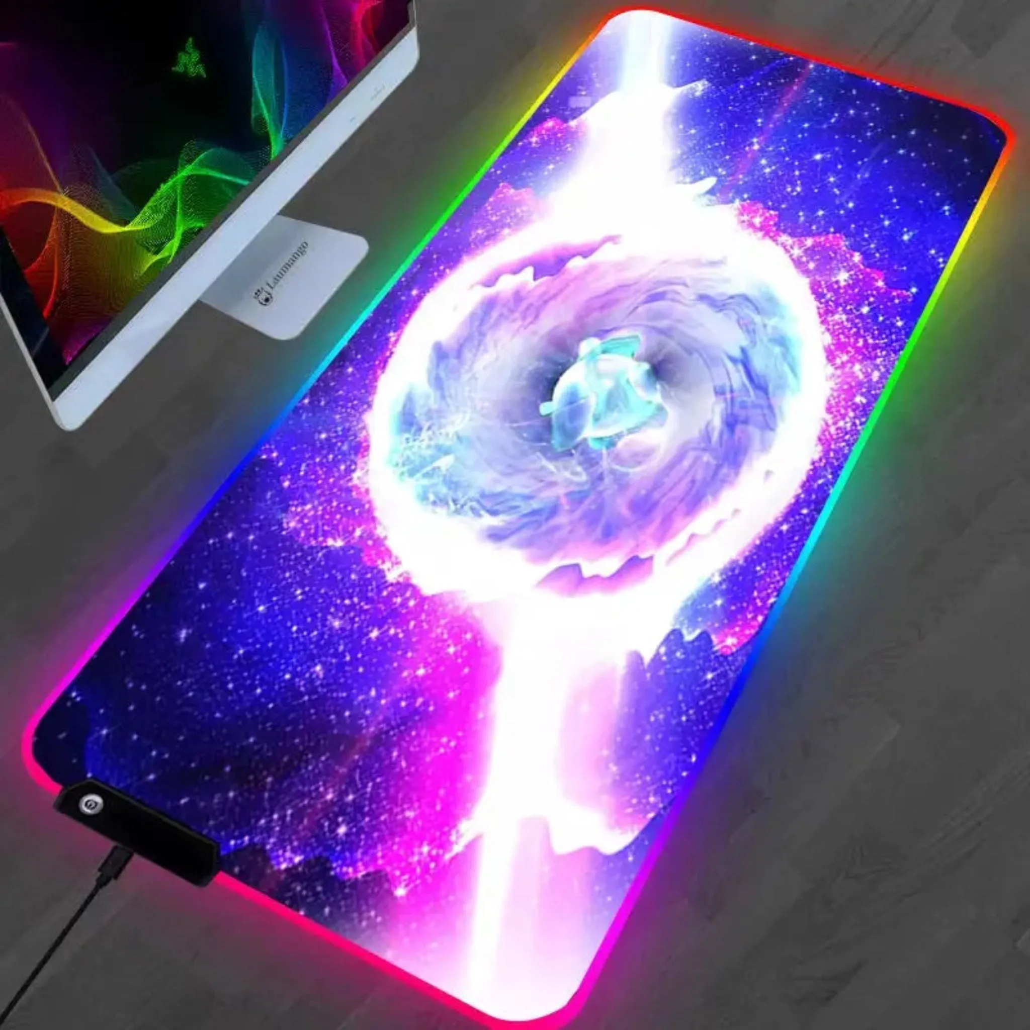 Gaming Mouse Pad - RGB Galaxy XL & L LED Desk Mat