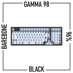 Gamma 98 (96%) | 1800 Barebone Kit | LED Wireless Mechanical Keyboard