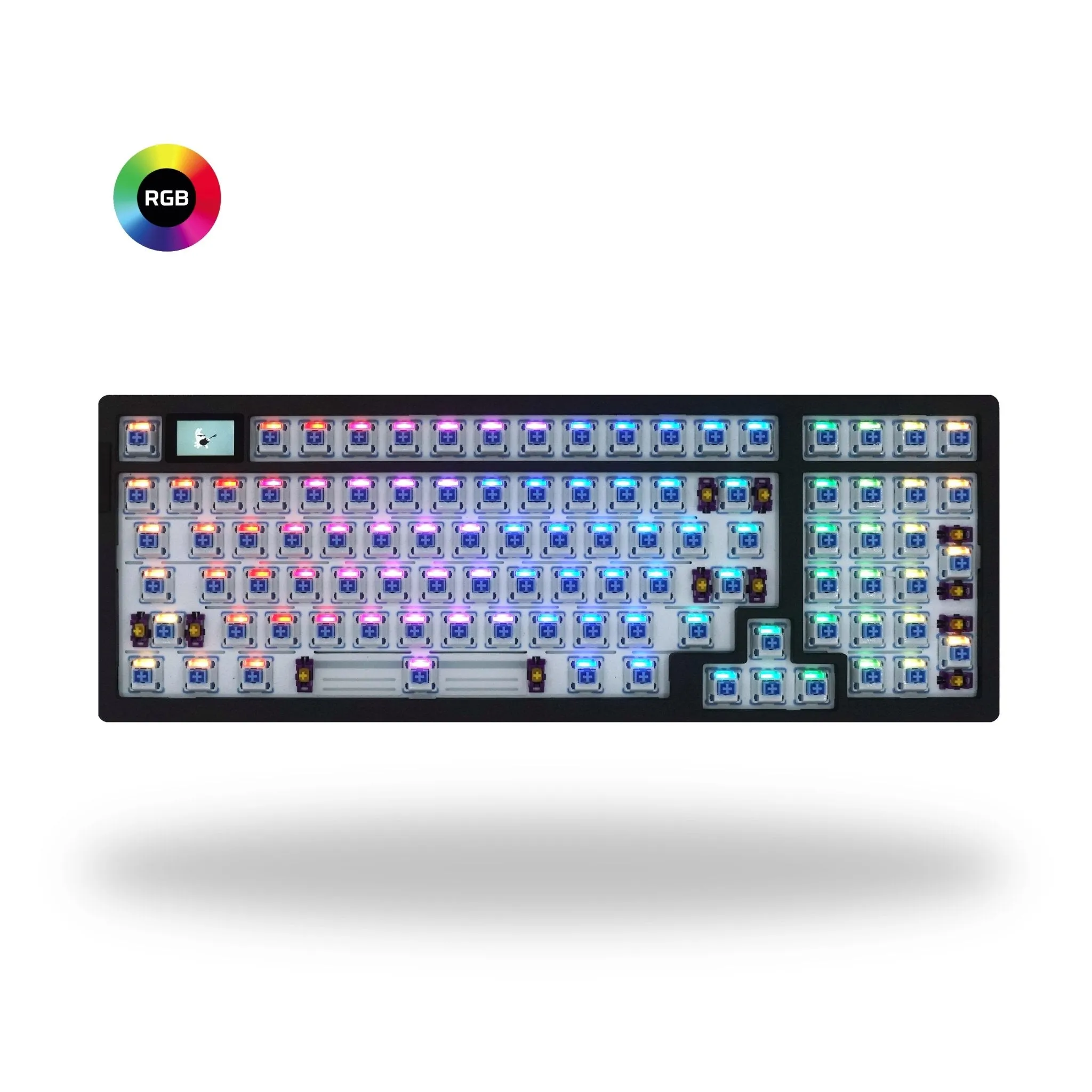 Gamma 98 (96%) | 1800 Barebone Kit | LED Wireless Mechanical Keyboard