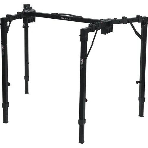 Gator Frameworks GFW-UTL-WS250 Adjustable T-Stand Folding Workstation for Keyboards & Audio Equipment