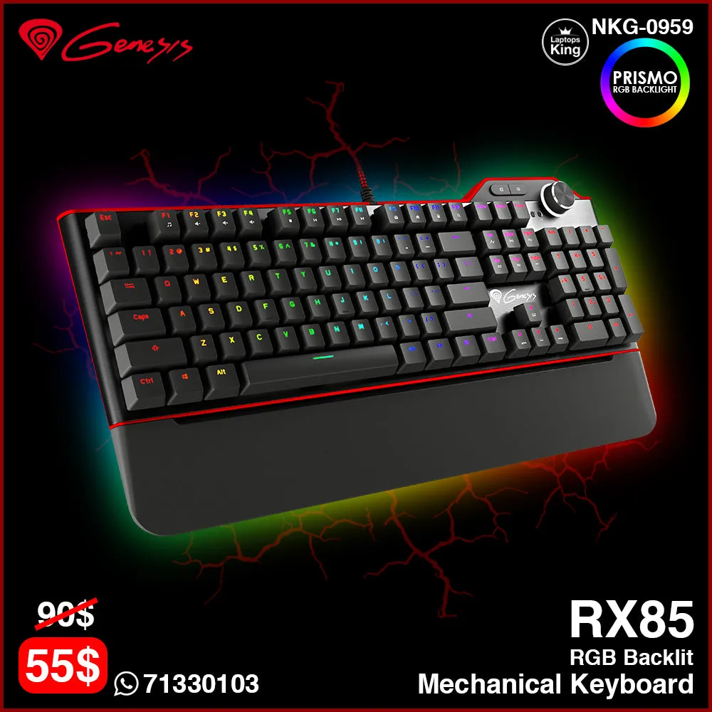 Genesis RX85 NKG-0959 Mechanical Gaming Keyboard (New)