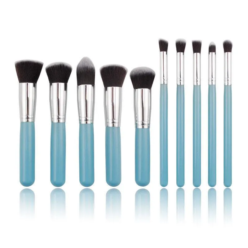 Glamza 10pc Brush Sets - Pink or Blue