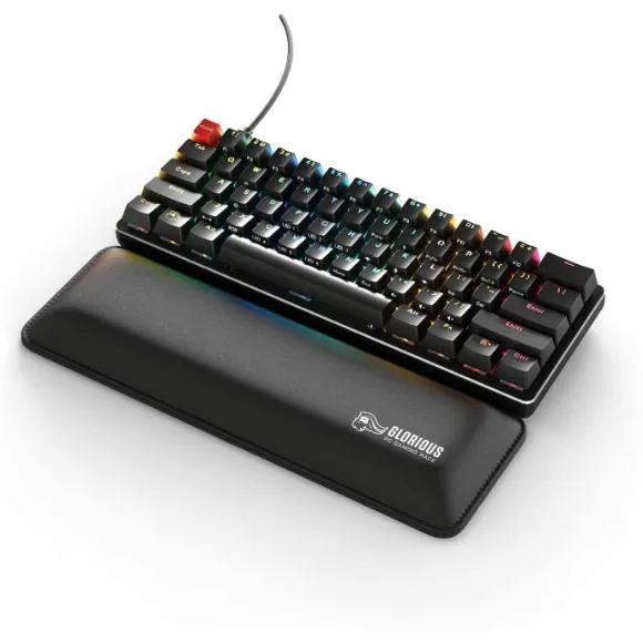 Glorious GMMK Modular Mechanical Gaming Keyboard - 60%, GMMK-Compact-BRN, Black