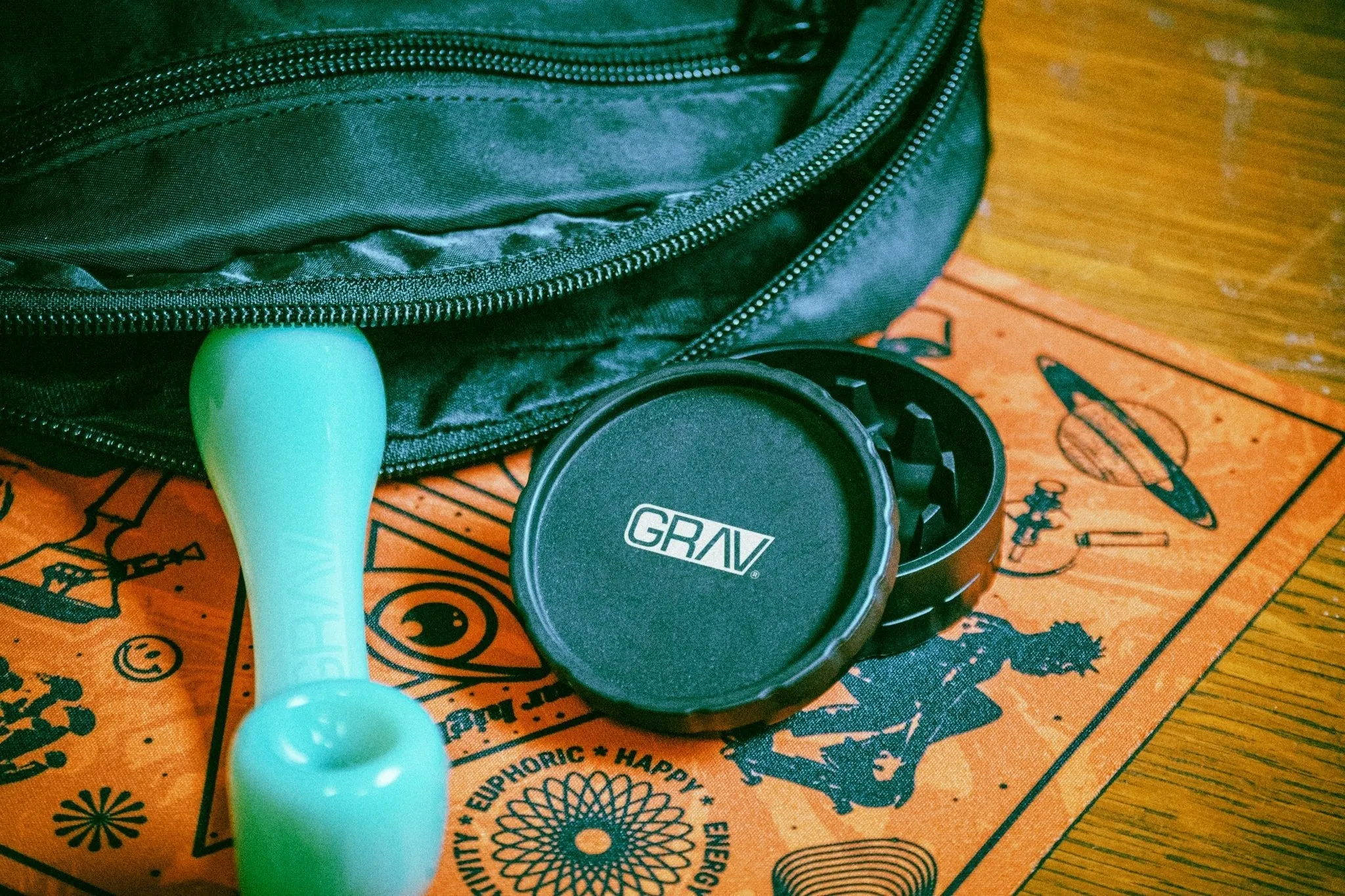 GRAV® Hemp Plastic 2-piece Grinder