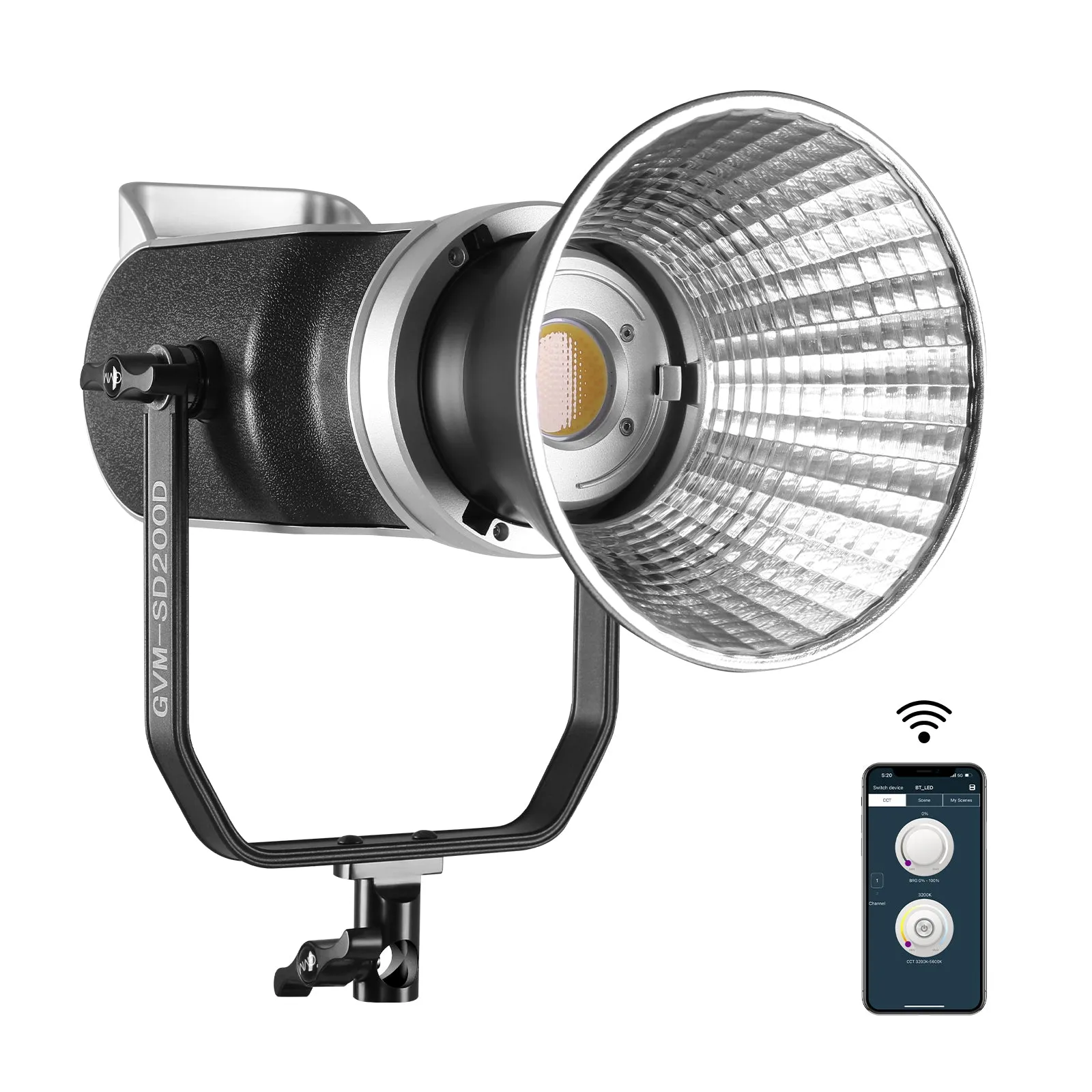 GVM SD200D LED Video Light with Softbox