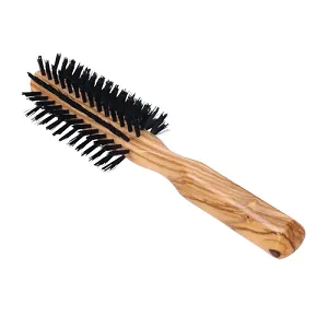 Hairbrush Half Rounded olive Wood